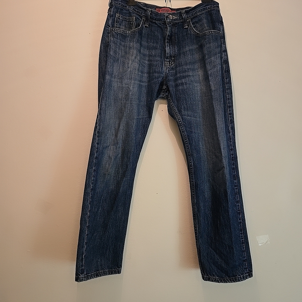 Lee Blue Straight Jeans Classic Denim